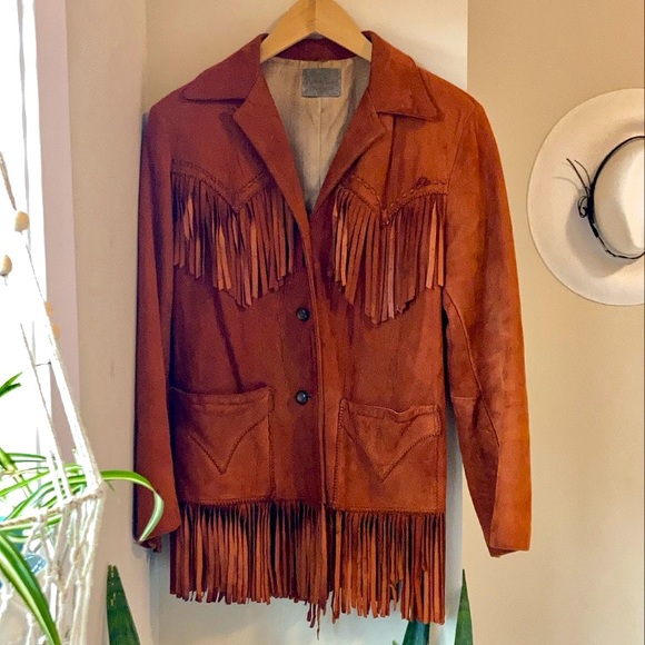 1960’s Women’s Suede Fringe Jacket - Picture 1 of 5